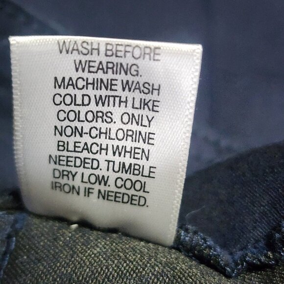 CROFT & BARROW Solid Blue Effortless Stretch Pull On Crop Pants Womens Size 10 - Picture 6 of 7